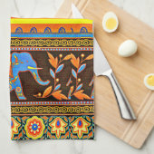 Linge De Cuisine éléphant indigène (Quart Plié)