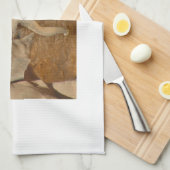 LINGE DE CUISINE ÉLÉPHANTS (Quart Plié)