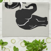 Linge De Cuisine Eléphants - (Plié)