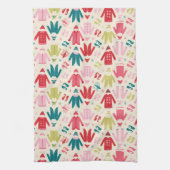 Linge De Cuisine Elf Colorful Coat et Chaussures Motif (Vertical)