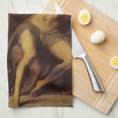 Linge De Cuisine Elijah en nature par Lord Frederic Leighton (Quart Plié)