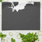 Linge De Cuisine Elk blanc (Plié)