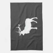 Linge De Cuisine Elk blanc (Vertical)