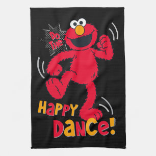 Linge De Cuisine Elmo Faire la joyeuse danse