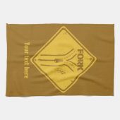 Linge De Cuisine Embarcadère dans la route drôle de panneau de circ (Horizontal)