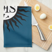 Linge De Cuisine Emblème de la Compagnie de Jésus Monogramme (Quart Plié)