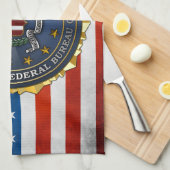 Linge De Cuisine Emblème du FBI (Quart Plié)