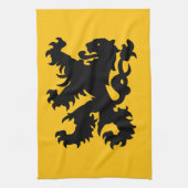 Linge De Cuisine Emblème du Lion flamand (Vertical)