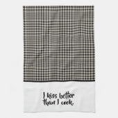 Linge De Cuisine Embrasse mieux que de cuire drôle (Vertical)