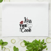 Linge De Cuisine embrasser le cuisinier (Plié)