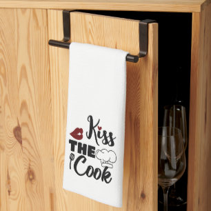 Linge De Cuisine embrasser le cuisinier