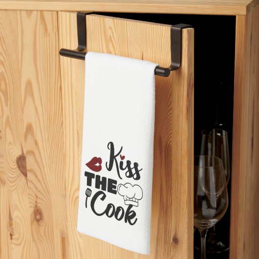 Linge De Cuisine embrasser le cuisinier (Pliage en tiers)