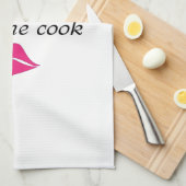 Linge De Cuisine embrasser le cuisinier de grandes lèvres design mo (Quart Plié)