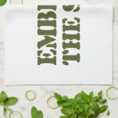 LINGE DE CUISINE EMBRASSEZ LE SUCK ! (Plié)