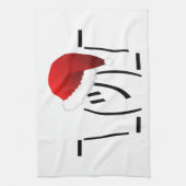 Linge De Cuisine emoji de shrug de noël (Vertical)