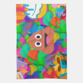 Linge De Cuisine emoji joyeux pod'anniversaire (Vertical)