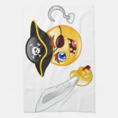 Linge De Cuisine emoji pirate (Vertical)