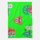 Linge De Cuisine emoji poop de noël (Vertical)