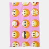 Linge De Cuisine émoji rose pastel (Vertical)