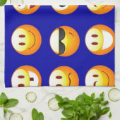 Linge De Cuisine emojis bleu foncé (Plié)
