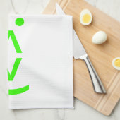 Linge De Cuisine Emoticon japonais ALIEN (Quart Plié)