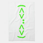 Linge De Cuisine Emoticon japonais ALIEN (Vertical)