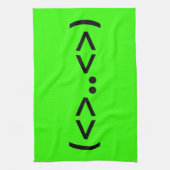 Linge De Cuisine Emoticon japonais ALIEN (Vertical)