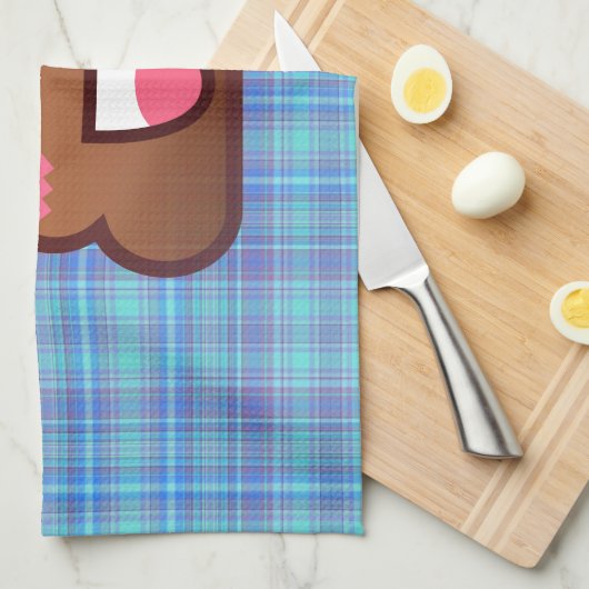 Linge De Cuisine émoticône (Quart Plié)