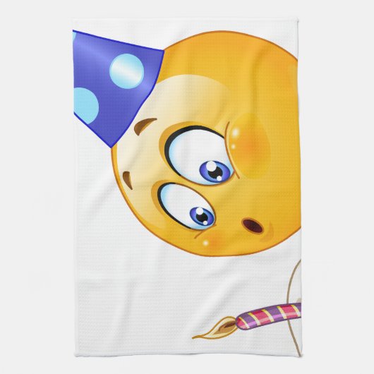 Linge De Cuisine émoticône anniversaire (Vertical)