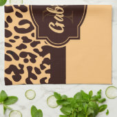 Linge De Cuisine Empreinte de léopard (Plié)