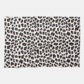 Linge De Cuisine Empreinte de léopard blanc (Horizontal)