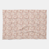 Linge De Cuisine Empreinte de léopard de verre rose (Horizontal)