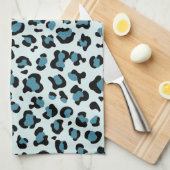 Linge De Cuisine Empreinte de léopard, Spots de léopard, Leopard bl (Quart Plié)