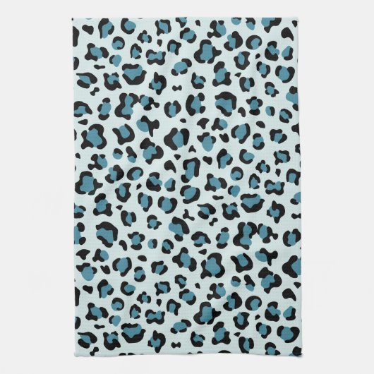 Linge De Cuisine Empreinte de léopard, Spots de léopard, Leopard bl (Vertical)