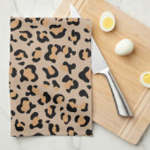 Linge De Cuisine Empreinte de léopard, Spots de léopard, Leopard Br (Quart Plié)