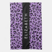 Linge De Cuisine Empreinte de léopard, Spots, Leopard Violet, Votre (Vertical)