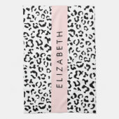 Linge De Cuisine Empreinte de léopard, Spots, Noir Et Blanc, Votre  (Vertical)