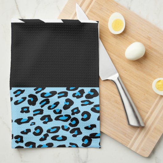 Linge De Cuisine Empreinte de léopard, Zebra Print, Poster de anima (Quart Plié)