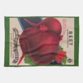 Linge De Cuisine Empreinte de paquets de semences des années 1950 (Horizontal)