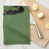 Linge De Cuisine Empreinte de pas de Bigfoot (Quart Plié)