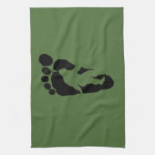 Linge De Cuisine Empreinte de pas de Bigfoot (Vertical)