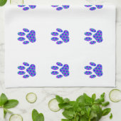 Linge De Cuisine Empreinte de patte cosmique (Plié)