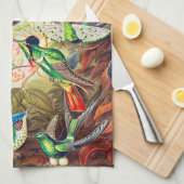 Linge De Cuisine Empreinte des colibris de 1904 (Quart Plié)