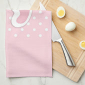 Linge De Cuisine Empreintes Bébé Rose Cute (Quart Plié)
