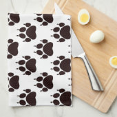 Linge De Cuisine Empreintes de patte de chat (Quart Plié)