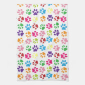 Linge De Cuisine Empreintes de pattes (Vertical)
