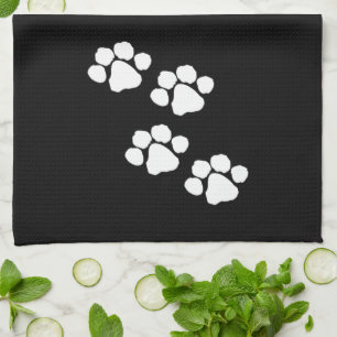 Linge De Cuisine Empreintes de pattes animaux