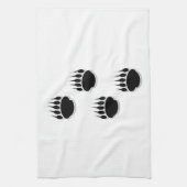 Linge De Cuisine Empreintes de pattes de l'ours noir (Vertical)