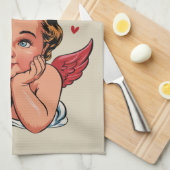Linge De Cuisine En attendant simplement la Saint-Valentin Bébé Cup (Quart Plié)