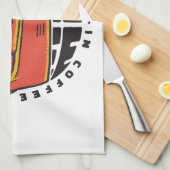 Linge De Cuisine En Café nous croyons (Quart Plié)